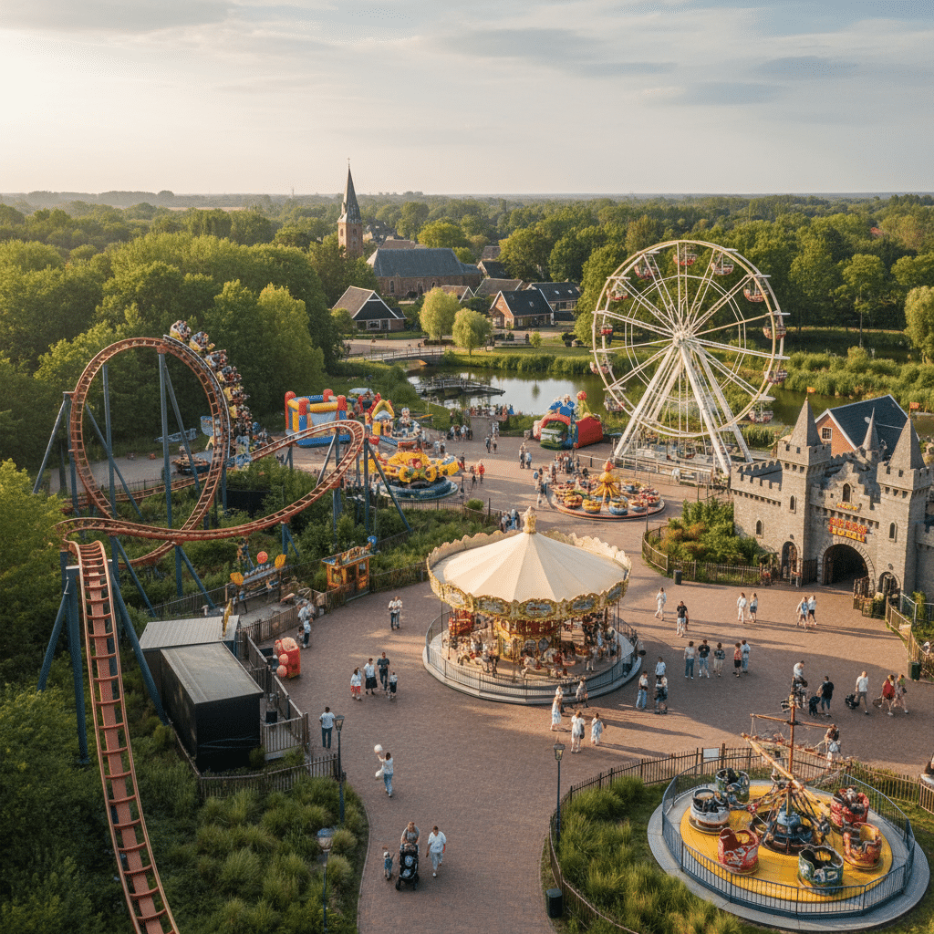 Overzicht van pretparken in Brabant